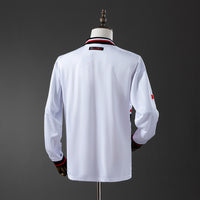 Manchester United Secundária Retrô Manga Longa Camisa 98/99