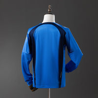 Itália Principal Retrô Manga Longa Camisa 2006