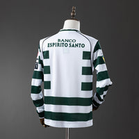 Sporting Lisbon Principal Retrô Manga Longa 2003