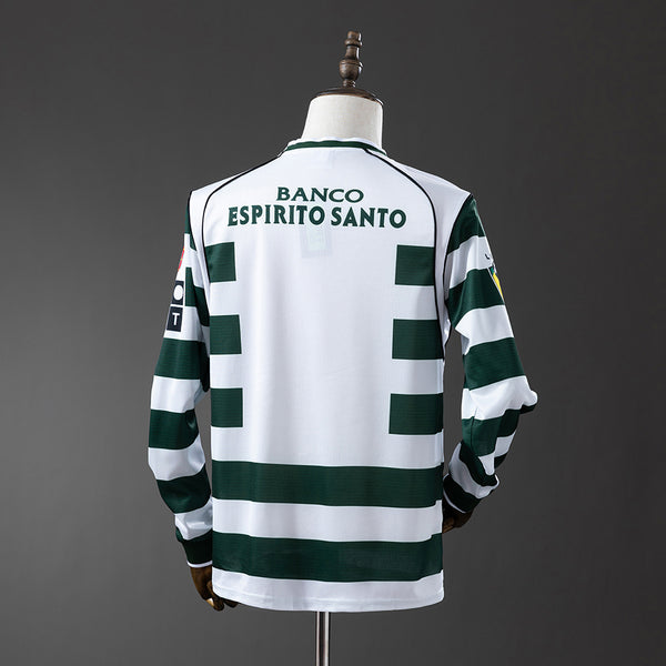 Sporting Lisbon Principal Retrô Manga Longa 2003