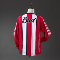 River Plate Secundária Retrô Manga Longa Camisa 03/04