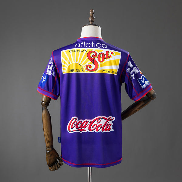 Chivas de Guadalajara Secundária Terceira Retrô Camisa 02/03