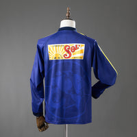 America Long-Sleeved Secundária Retrô Camisa 97/98